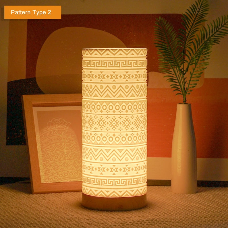 Boho Mediterranean Table Lamp