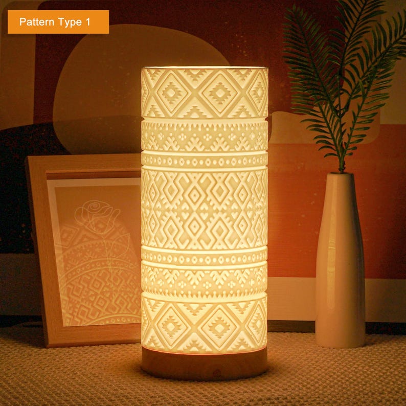 Boho Mediterranean Table Lamp