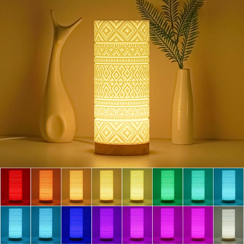 Boho Mediterranean Table Lamp