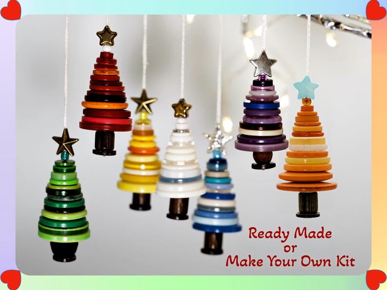 Button Christmas Tree Decoration