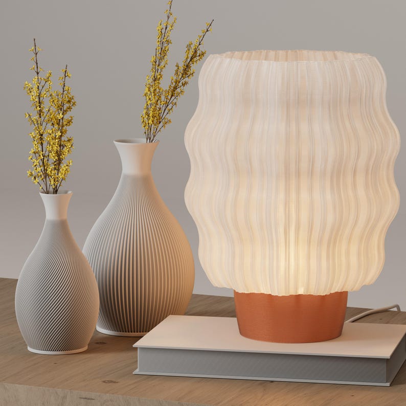Modern Table Lamp, Bedside Mood Lighting for Bedroom